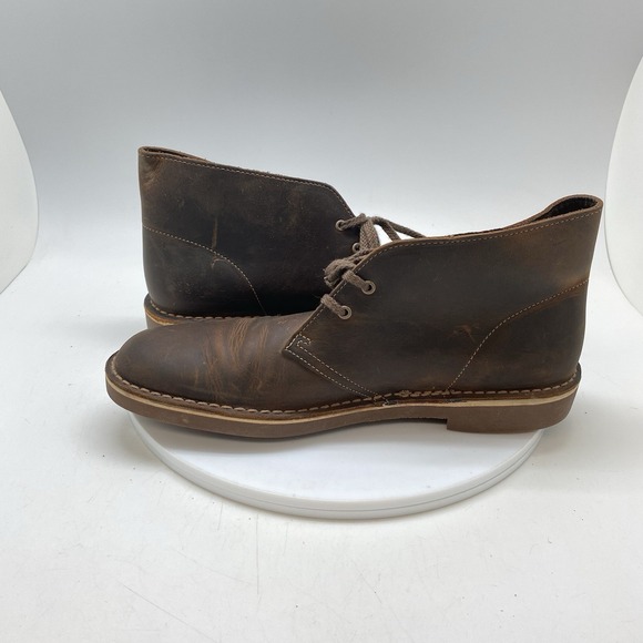 Clarks Bushacre Boots Mens 9 M Brown Casual Chukka Preppy Ankle Shoes 15522 main image 6